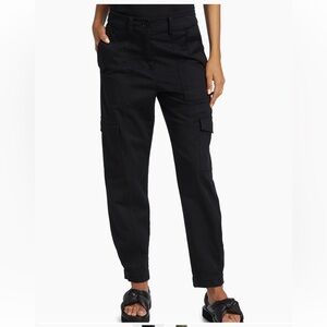 Derek Lam 10 Crosby Elian Mid-Rise Stretch Cargo Pants with Utility Pockets Sz 4
